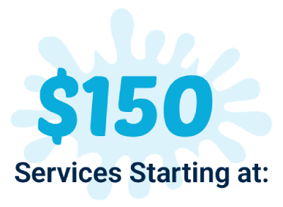 Promotional graphic showing that Best View Window Cleaning services in Charlottetown start at $150